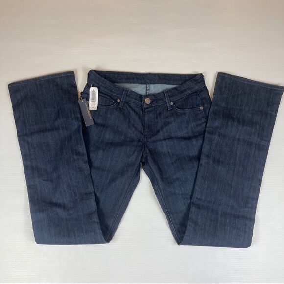 NWT Fidelity Jeans Japan Rose Long Flare Phantom Rinse Denim Women's Size 29 - Picture 1 of 11